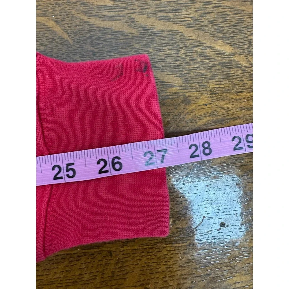 Jansport Hoodie Womens Large Red DePaul Sweatshirt Fleece Pullover College Logo - Picture 5 of 6